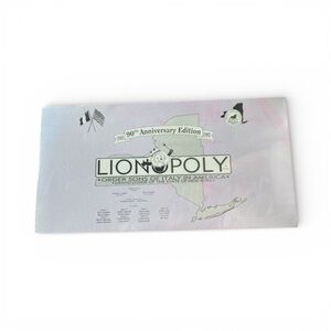Vintage 90s SEALED Lionopoly Board Game Anniversary Order Sons of Italy MONOPOLY
